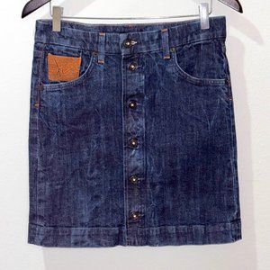 Citizens of Humanity Denim Button Jean Skirt size 26